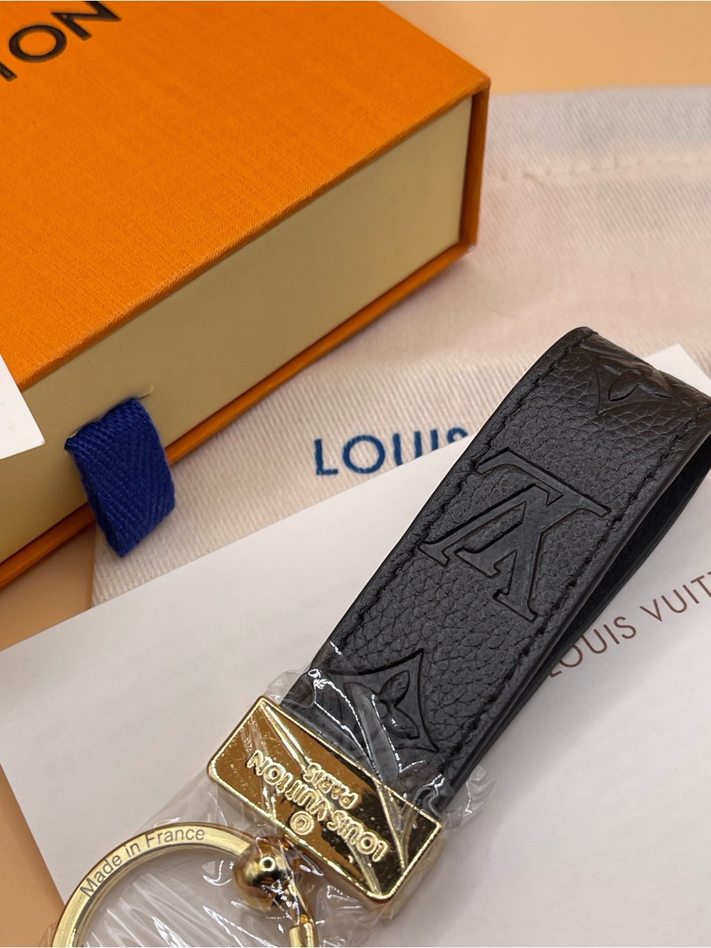 Louis Vuitton black Monogram Key Charm Includes Box and dust bag. - Picture 2 of 3